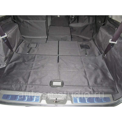Чехол багажника Maxi для Nissan Pathfinder (2012-) комплектация LE (есть сабвуфер) (чёрный, серый)